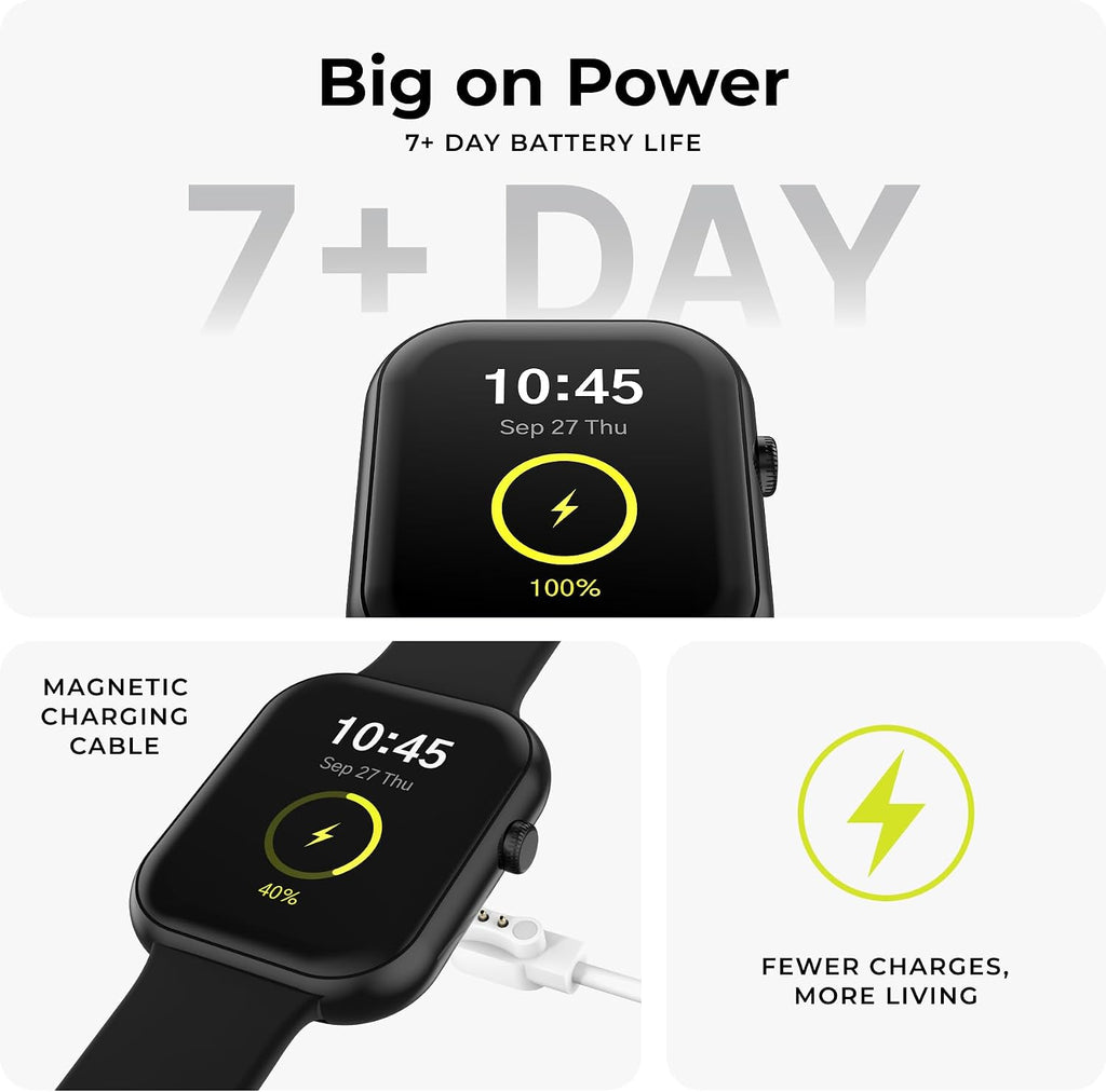 iTouch Reloj inteligente AIR 5, pantalla AMOLED de 1.85 pulgadas, llamadas Bluetooth, más de 100 modos deportivos, frecuencia cardíaca, SpO2, seguimiento del sueño y el estrés, resistente al agua, duración de la batería de 7 días, para Android y iPhone