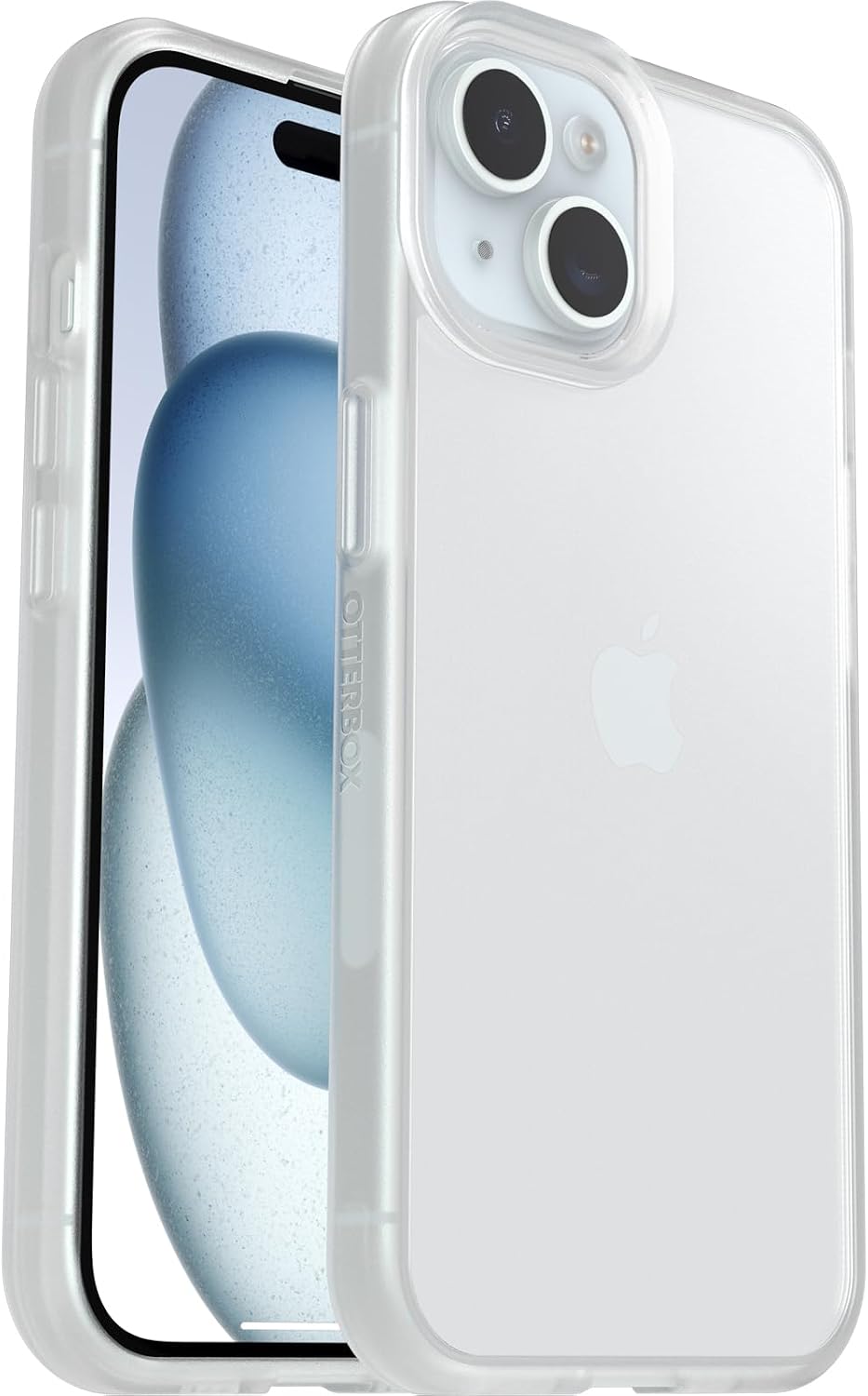 OtterBox Funda para iPhone 16e y 15 Prefix Series, transparente, ultrafina, apta para bolsillo, bordes elevados que protegen la cámara y la pantalla, compatible con carga inalámbrica, elegante funda
