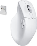 Keychron Ratón inalámbrico para juegos M6 8K, 2.4G/Bluetooth/cableado, sensor PixArt 3950, sondeo de 8000Hz, clics silenciosos, 5 perfiles de memoria integrados para Plug & Play, programable para Mac