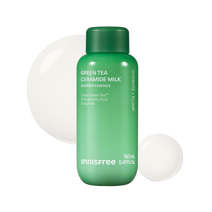 innisfree Té Verde Ceramida Leche, Tónico Lechoso Hidratante y Lige...
