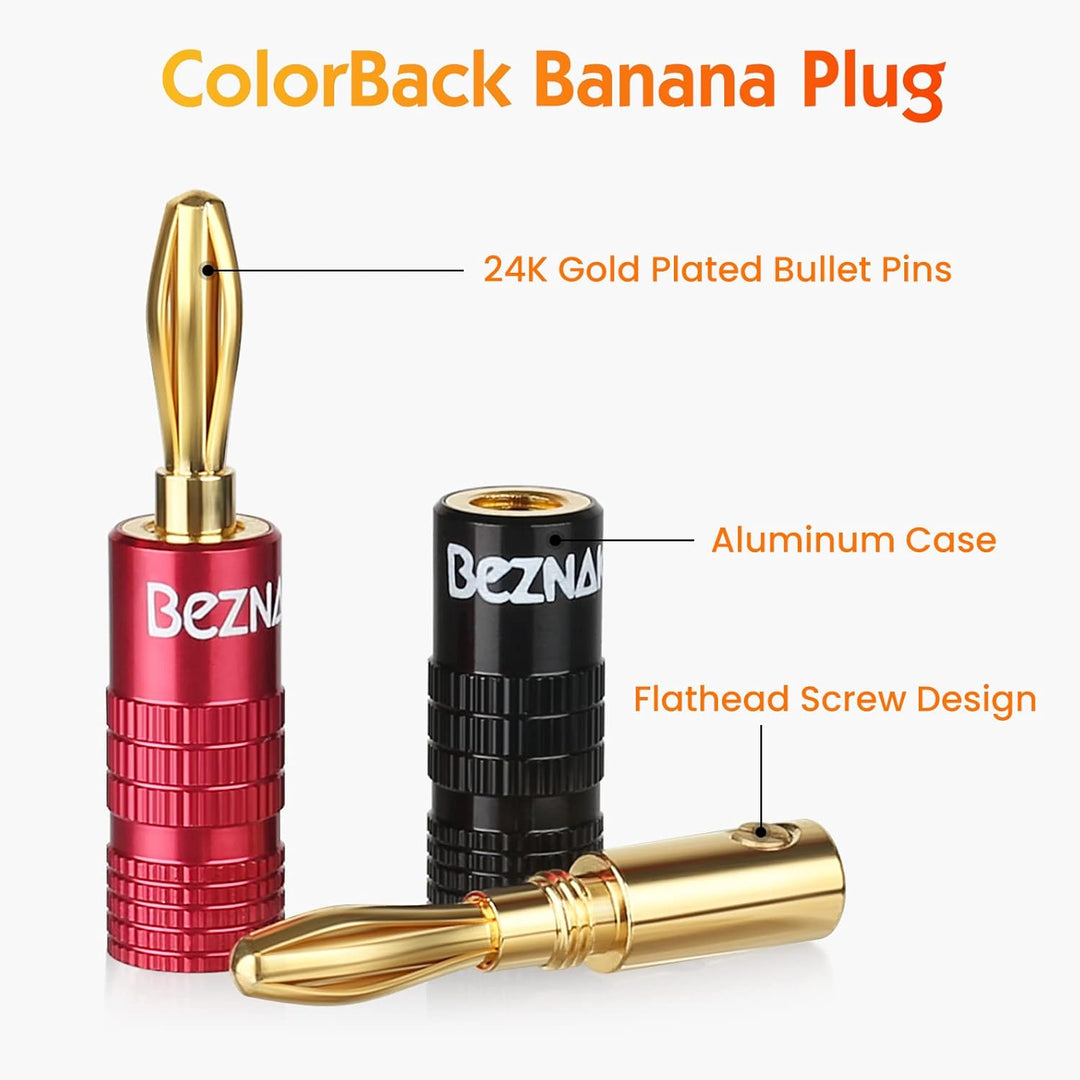 Enchufes tipo banana con tornillos de doble ajuste carcasa