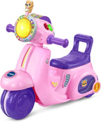 VTech Scooter Map and Go 2 en 1 para niños pequeños, color rosa