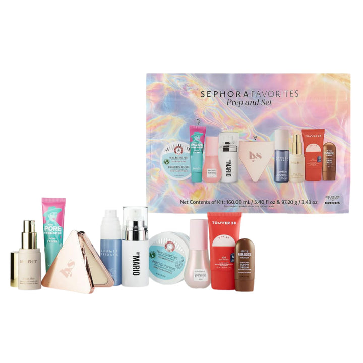 Sephora Favorites Prep &amp; Set Set - Set de maquillaje de 9 pieza...