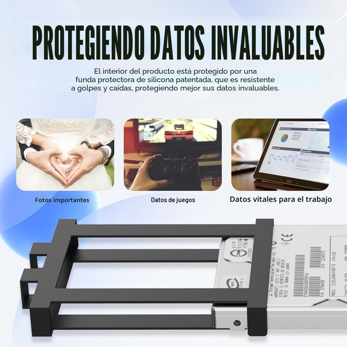 YOTUO - Disco duro externo portátil de expansión de almacenamiento...