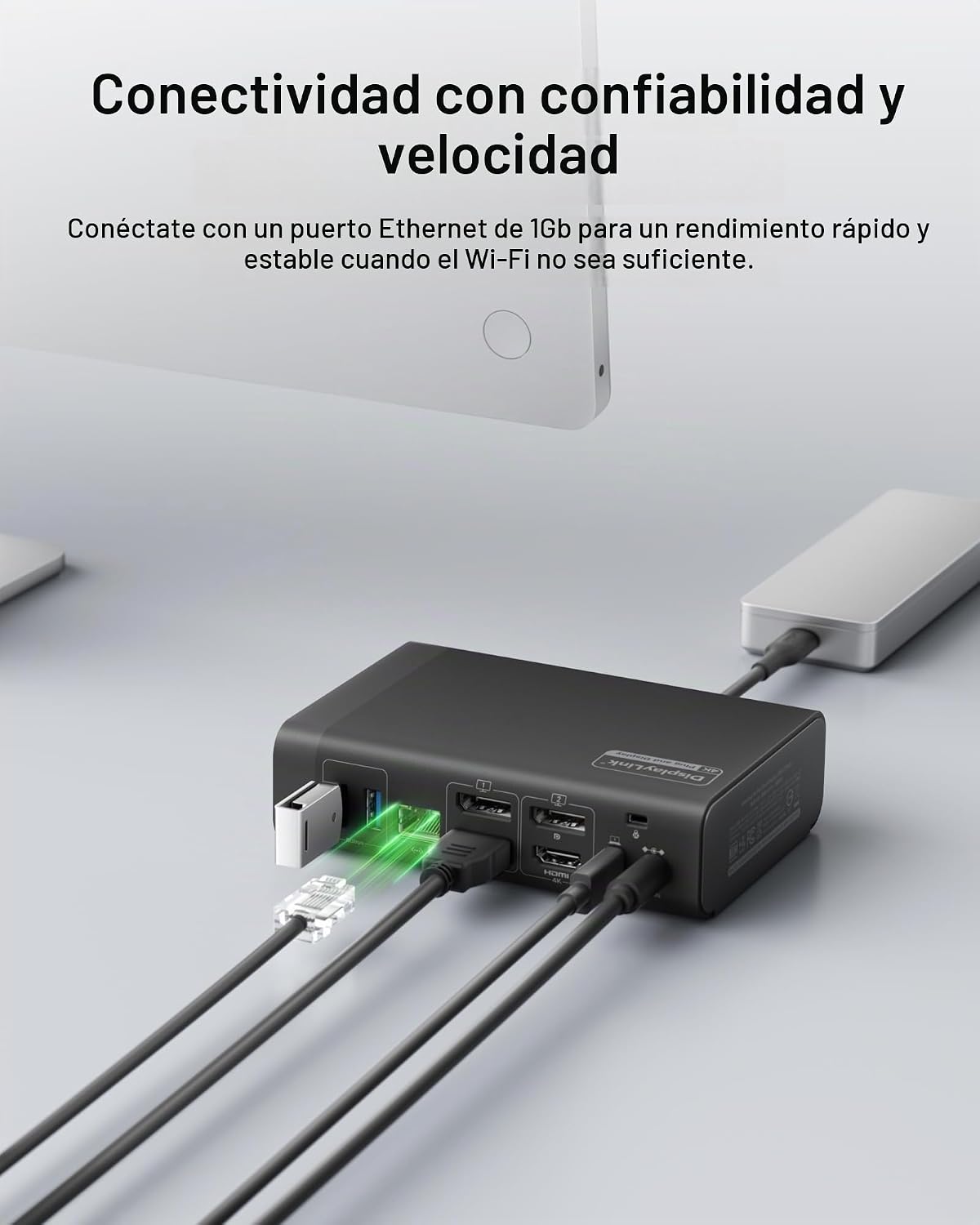 Belkin Estación de acoplamiento de doble pantalla DisplayLink