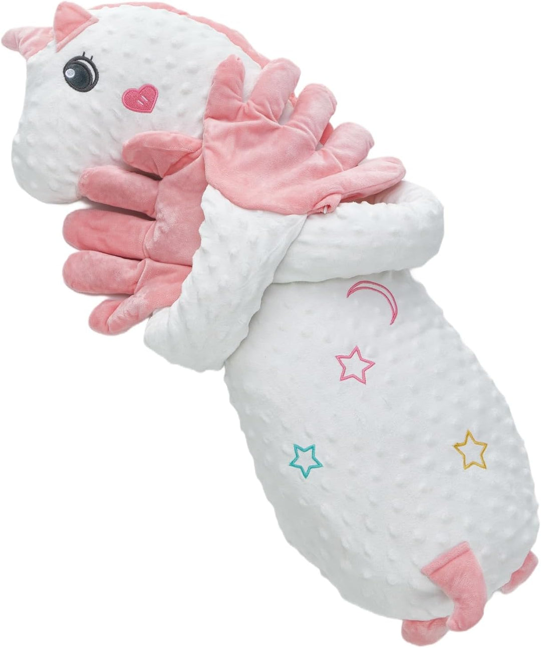 RSN Juguete de peluche de compañero, almohada reconfortante de pelu...