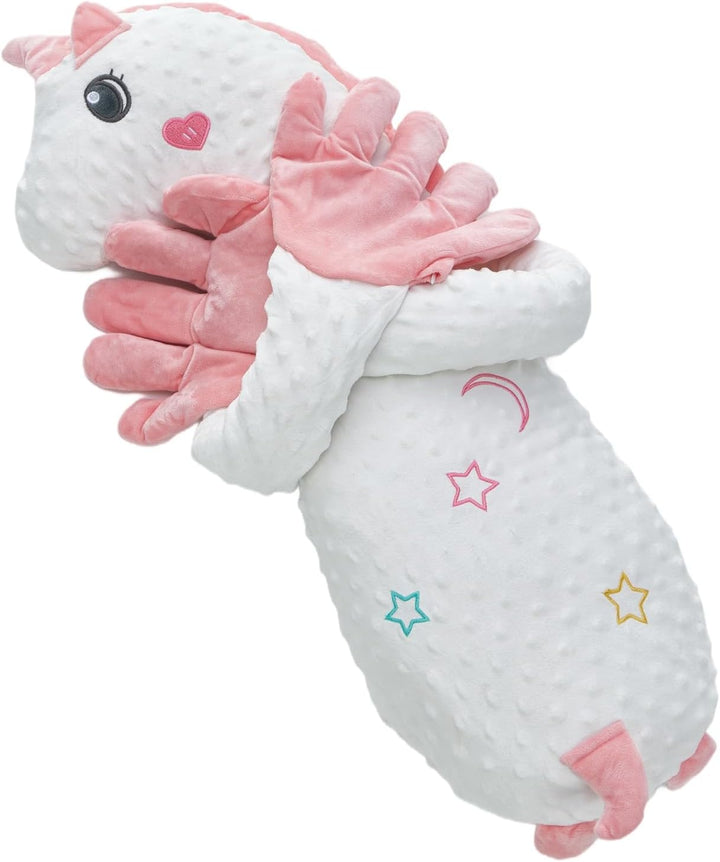 RSN Juguete de peluche de compañero, almohada reconfortante de pelu...
