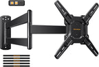 Perlegear Soporte de pared para TV de brazo largo para televisores de 26 a 70 pulgadas de hasta 100 libras
