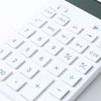 MUJI 37355538 Calculadora, Calculadora Normal, Blanco, 12 dígitos (KK-1154MS)