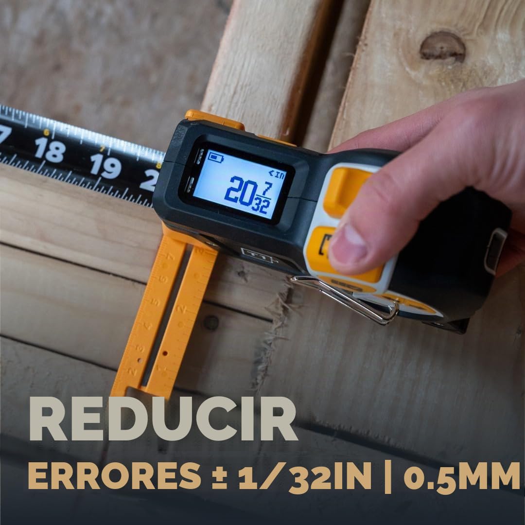 REEKON T1M Utility Cinta métrica digital de 16 pies para el sitio de