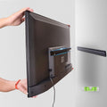 Soporte de pared para TV sin tacos para pantallas de 13 a 55 pulgadas, sin necesidad de tacos, con nivel de burbuja mejorado, VESA máx. 400 x 400 mm, hasta 45,36 kg, ajuste universal para