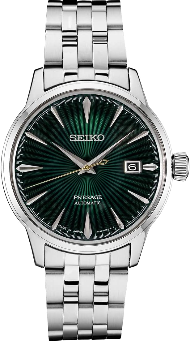 Reloj automático Seiko para hombre - Colección Presage - con calendario de fecha - Resistente al agua 50M