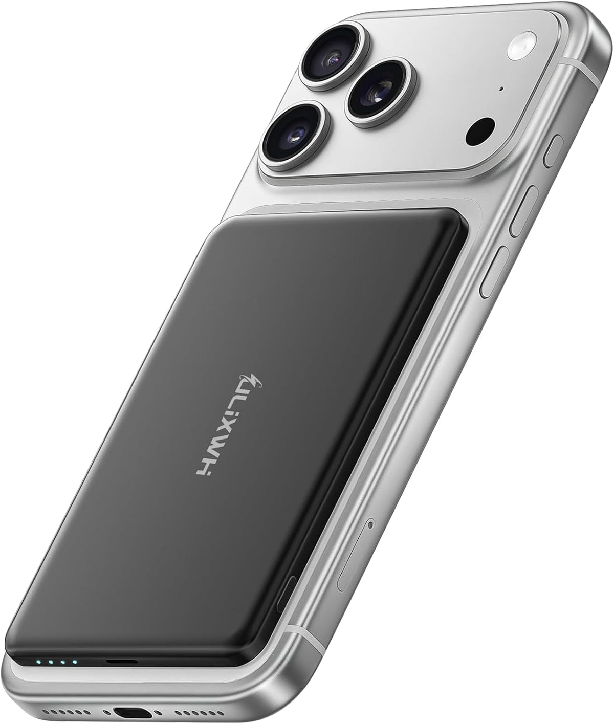 ULiXWH SlimMag - Cargador portátil magnético inalámbrico ultra delg...