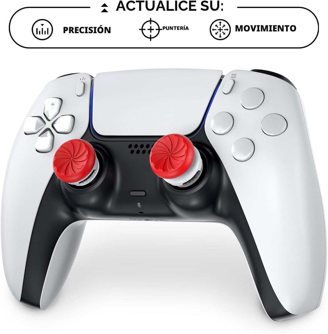 KontrolFreek Kit Aim Boost para PlayStation 5 (PS5) y PlayStation 4 (PS4) Controller | Incluye palancas de rendimiento y anillos de precisión | Edición Inferno