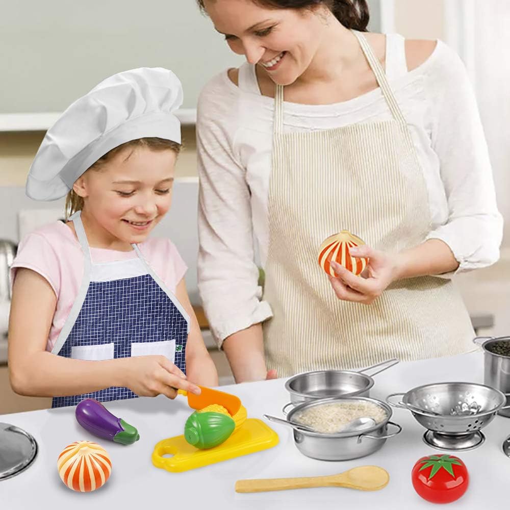Accesorios de cocina, juguetes de cocina para niños pequeños