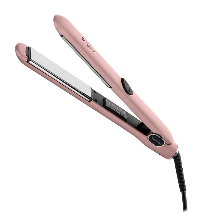 GAMMA+ X-Hybrid Plancha plana de titanio profesional de 1 pulgada d...