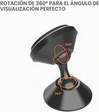 Rokform - Soporte magnético ajustable para automóvil, giratorio de 360