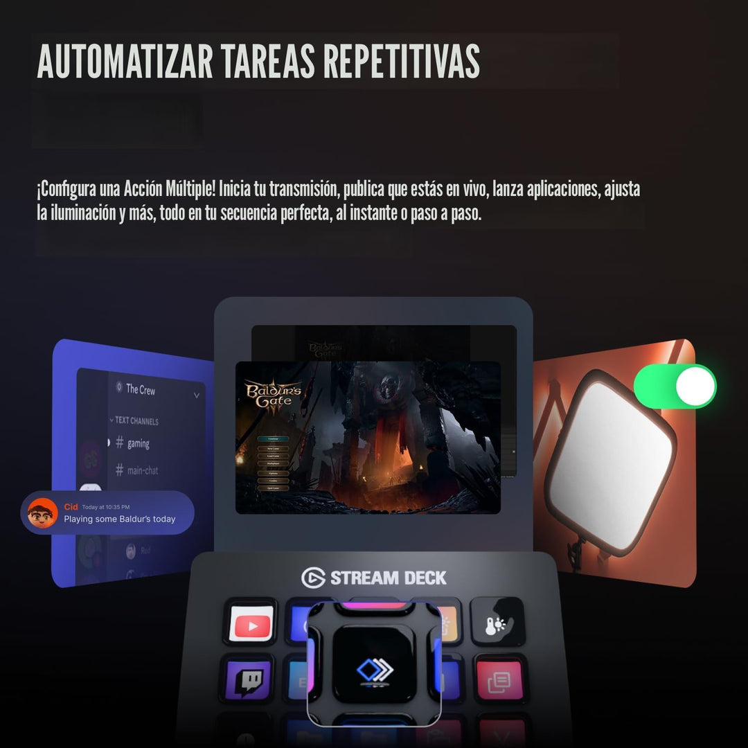 Elgato Stream Deck MK.2 \u2013 Controlador de estudio, 15 teclas ma...