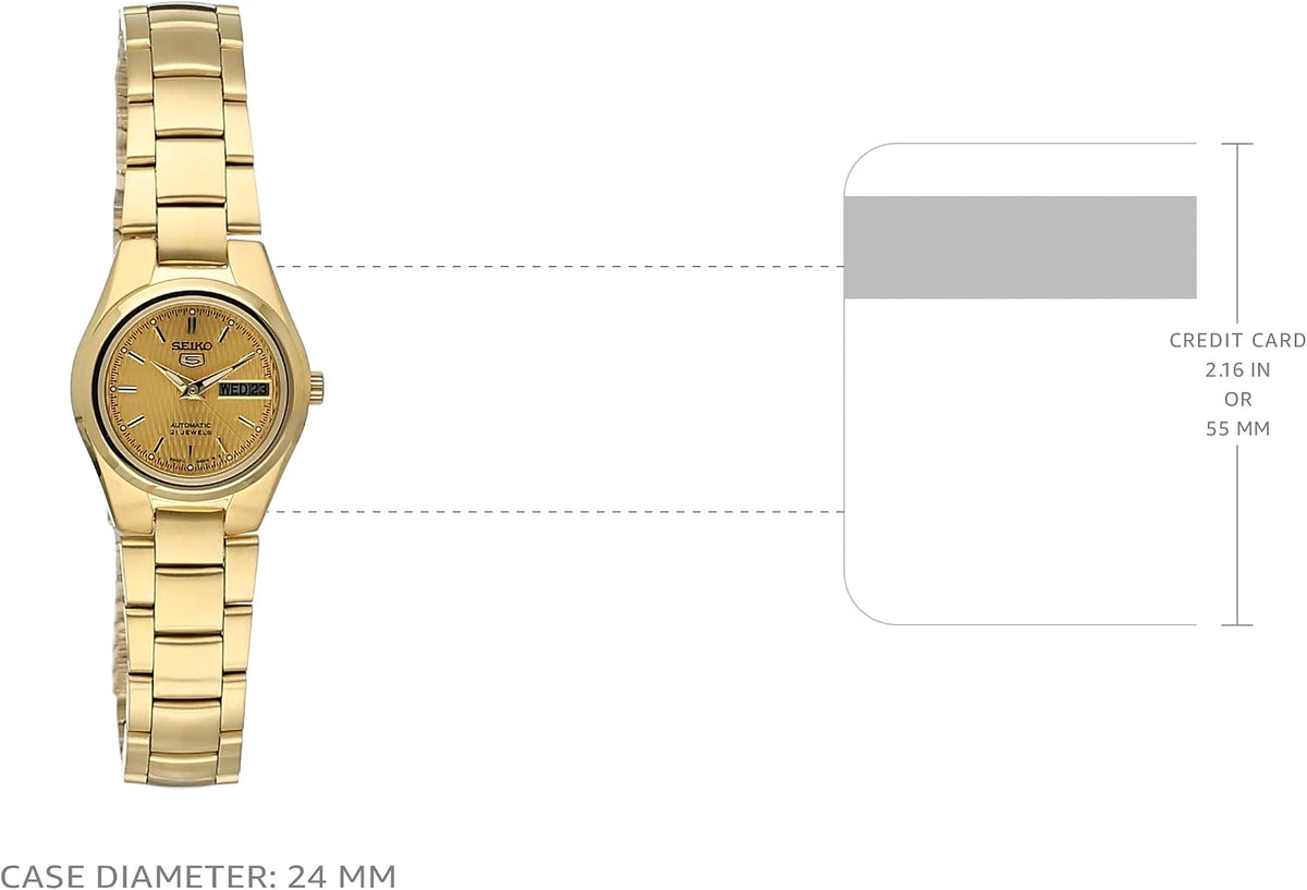 SEIKO Señoras SYMC18K1 Reloj automático para mujer retro