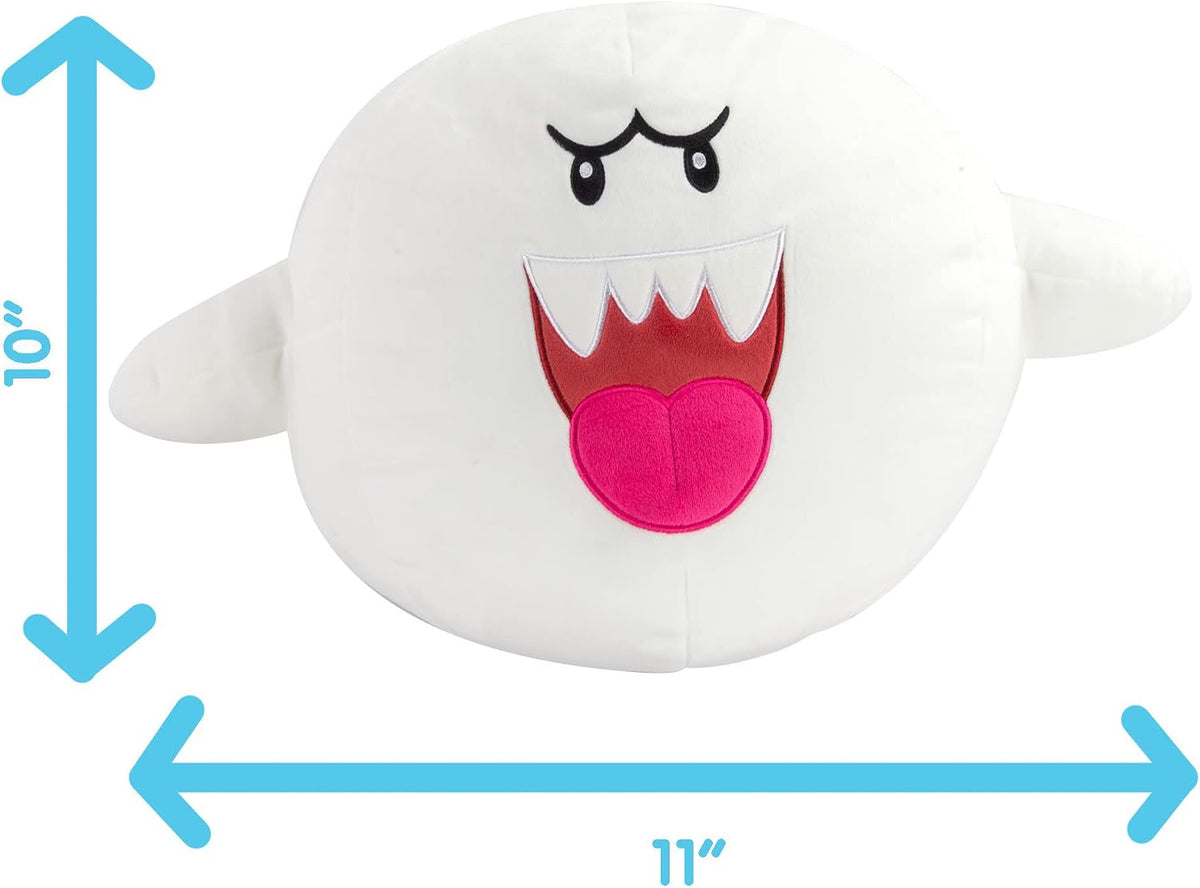 Club Mocchi Mocchi Super Mario Boo Mega - Peluche de 15 pulgadas