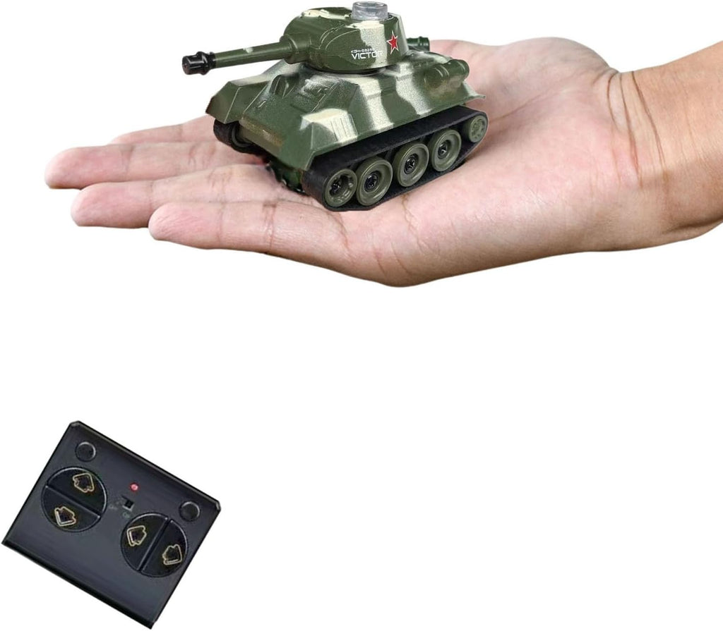Mini WWII Gris Alemán Tigre RC Tanque Juguete 1/72 Escala Modelo Electrónico Radio Control Remoto Vehículo Tanque