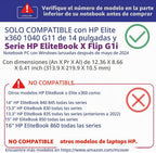 mCover - Carcasa Solo Compatible para portátil 2-en-1 HP Elite x360...