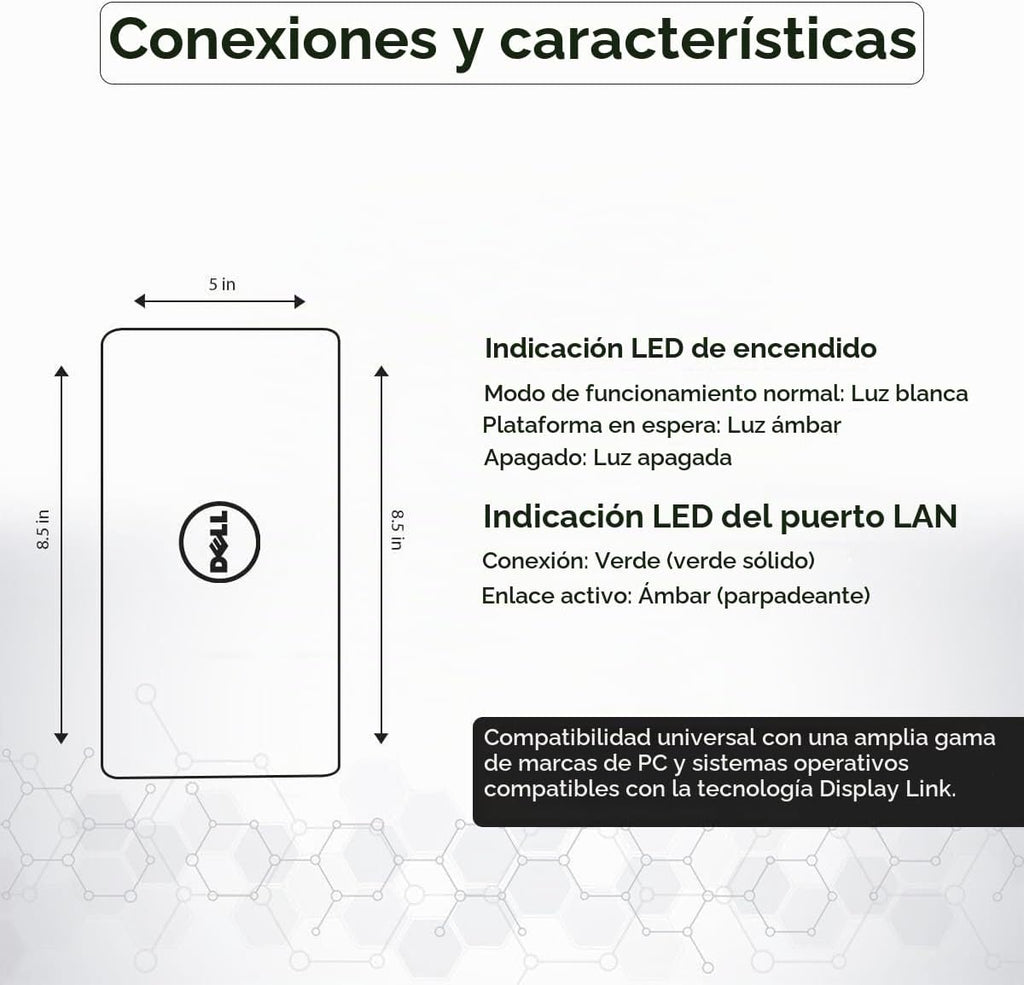 Estación de acoplamiento Pro Dock WD25 USB-C – 100 W de potencia, soporte de pantalla 4K dual, incluye HDMI Anyhdd, DisplayPort y cable C a C, garantía de 3 años