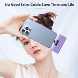 Cargador portátil mini para iPhone 17\/16, Batería externa PD USB C...