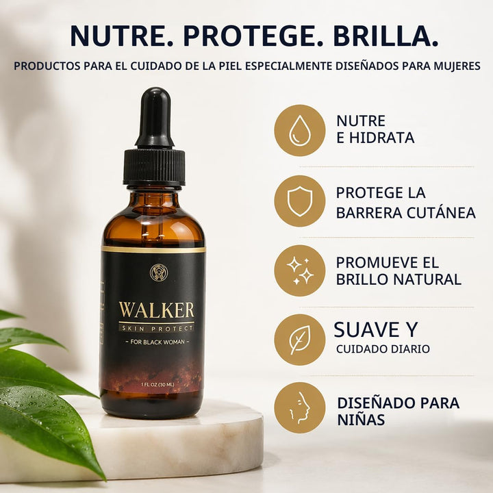 Walker Skin Protect Serum: Suero facial reafirmante natural\u2014Te...