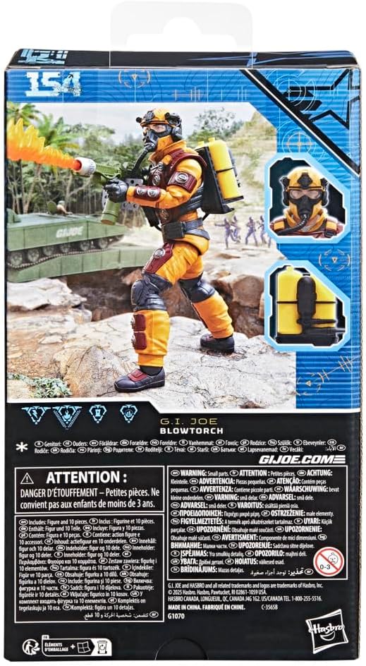 GI Joe Classified Series #154 soplete figura de acción