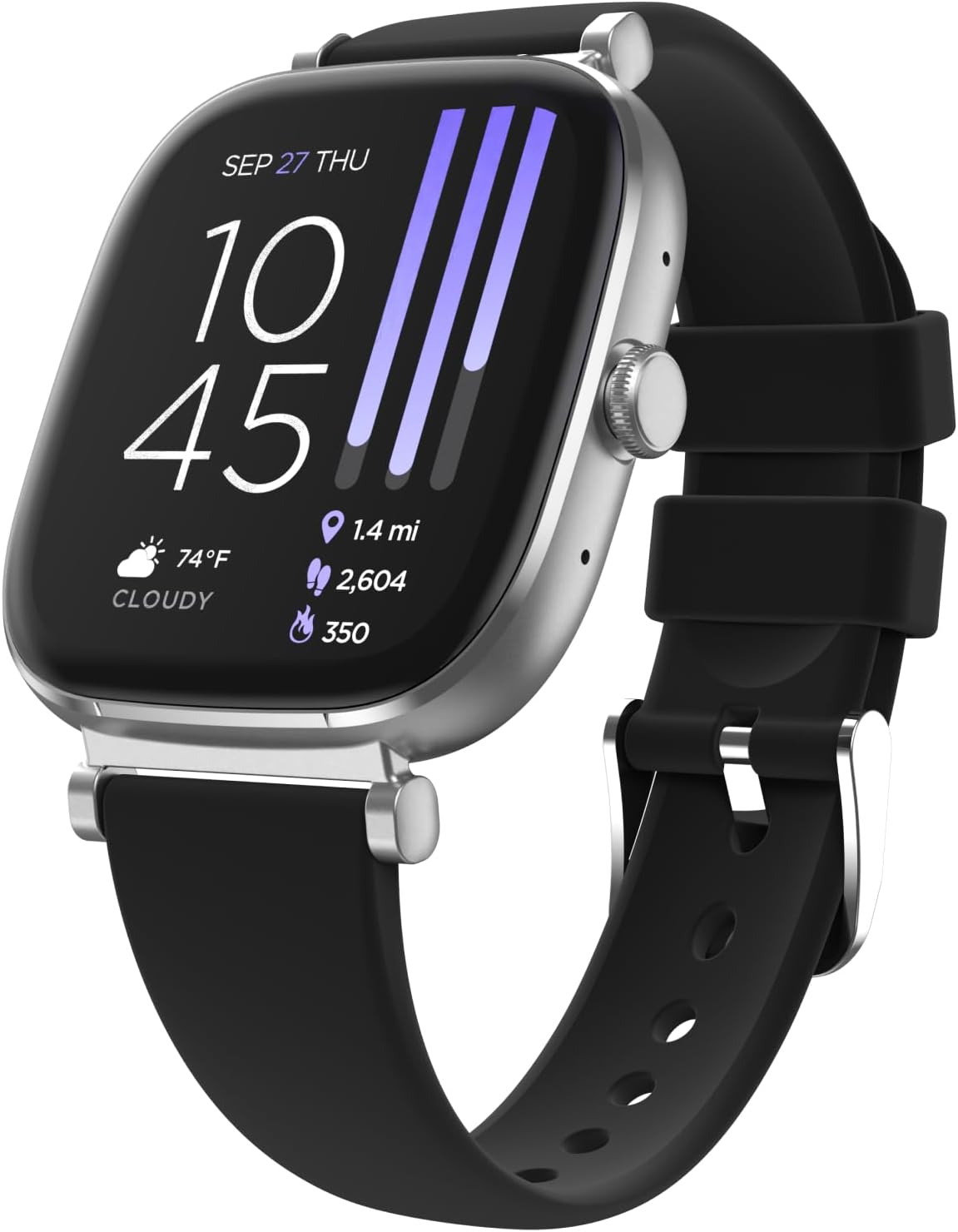 iTouch Belle - Reloj inteligente para mujer, pantalla AMOLED de 1.75 pulgadas, rastreador de actividad física con llamadas Bluetooth, frecuencia cardíaca y seguimiento del sueño, más de 60 modos deportivos, reloj inteligente impermeable IP68 para Android