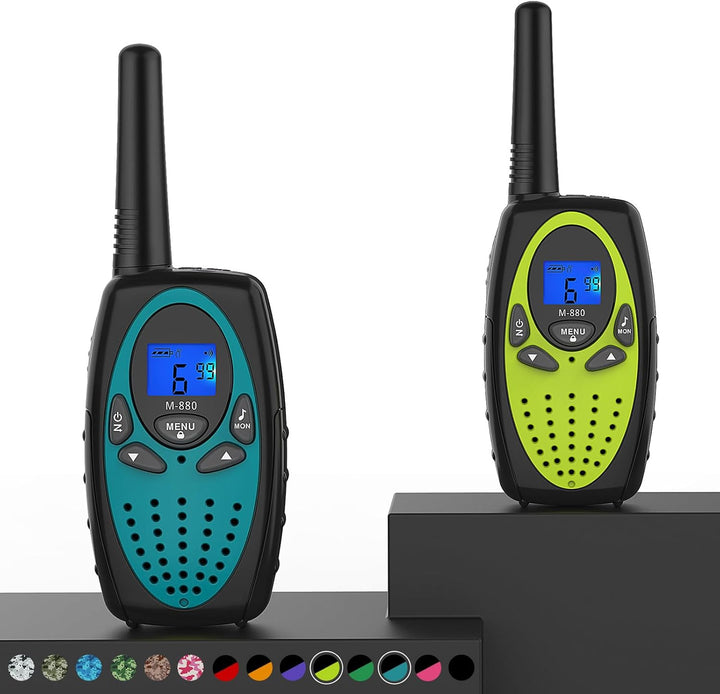 Topsung Walkie Talkies de largo alcance, radio bidireccional M880 F...