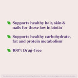 Natrol Beauty Biotina 10,000mcg Vitaminas para la Belleza, 100 Tabl...
