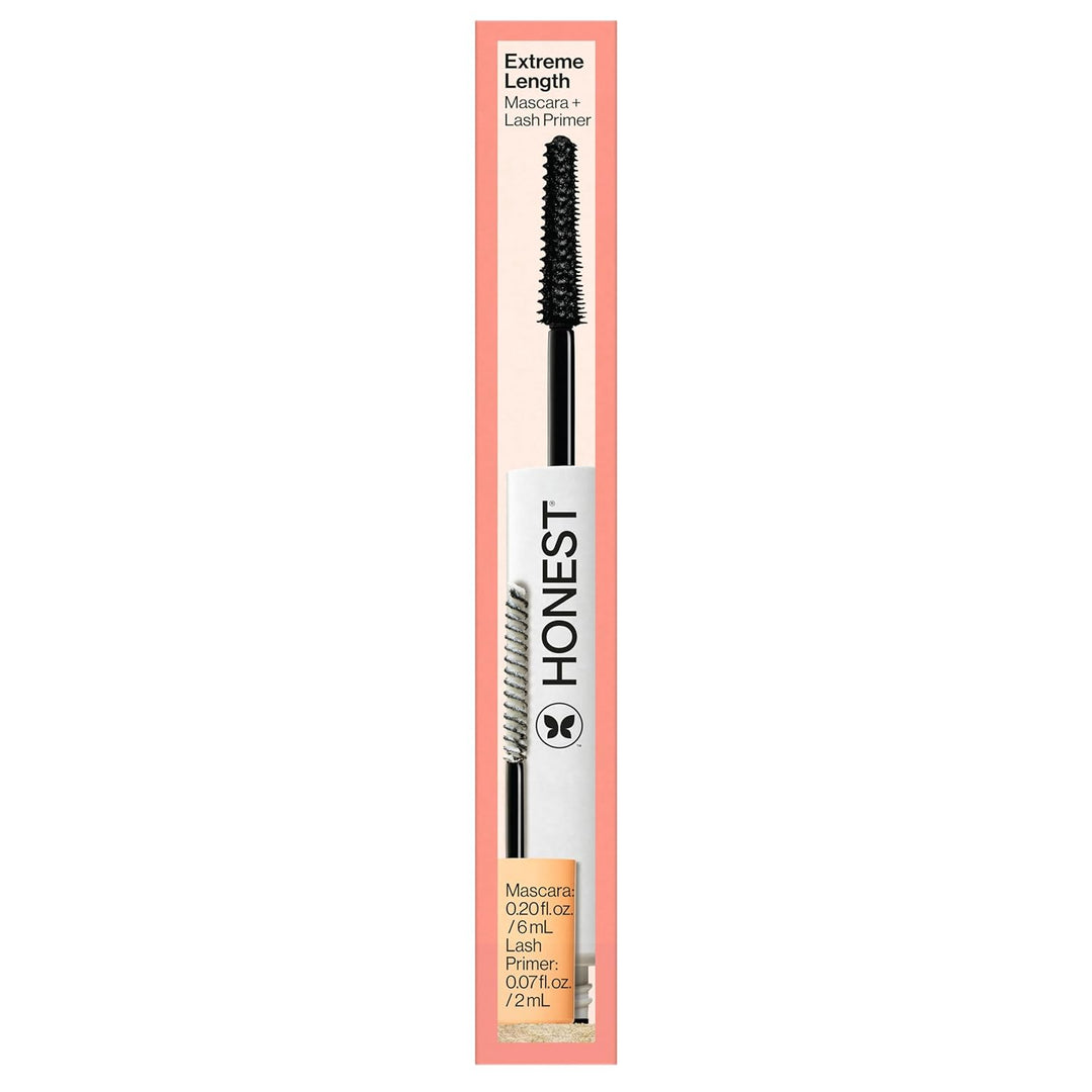 Honest Beauty Mascara de longitud extrema + base para pestañas 2 en...