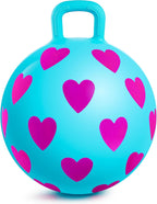 Pelotas Saltarinas para Niños de 3 a 6 años, Bola Saltarina con Asas, Saltarina Hinchable, Juguetes de Salto para Jardín para Niñas y Niños Regalos
