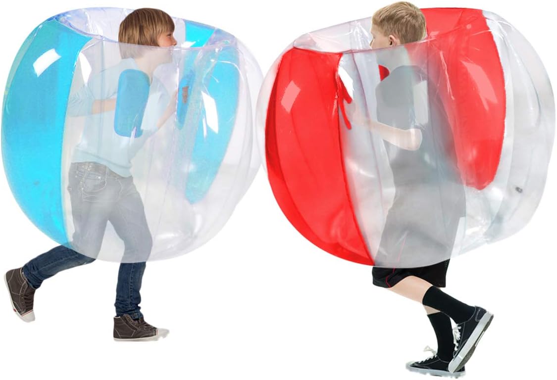 ZHUYNXIR 2 PC Bola Sumo para Niños, Bolas de Parachoques Hinchables para Niños, Bola Sumo para Niños, Bola de Juego de Césped para Niños al Aire Libre para Juego de Equipos para +3 Años (36 pulgadas
