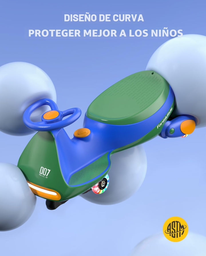 FanttikRide N7 Pro - Coche eléctrico Wiggle con pedal, batería reca...