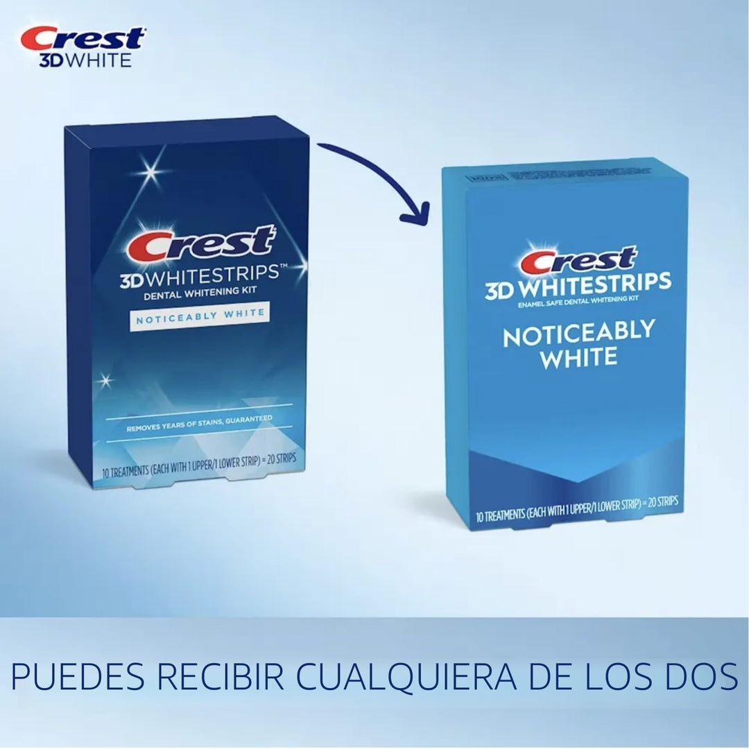 Crest 3D Whitestrips, Blanqueamiento Notable, Kit de Tiras Blanquea...