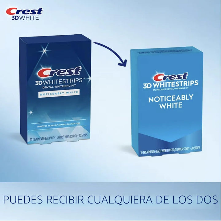 Crest 3D Whitestrips, Blanqueamiento Notable, Kit de Tiras Blanquea...