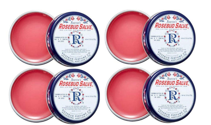 Smith's Rosebud Salve - Lata de 0.8 onzas (paquete de 4)