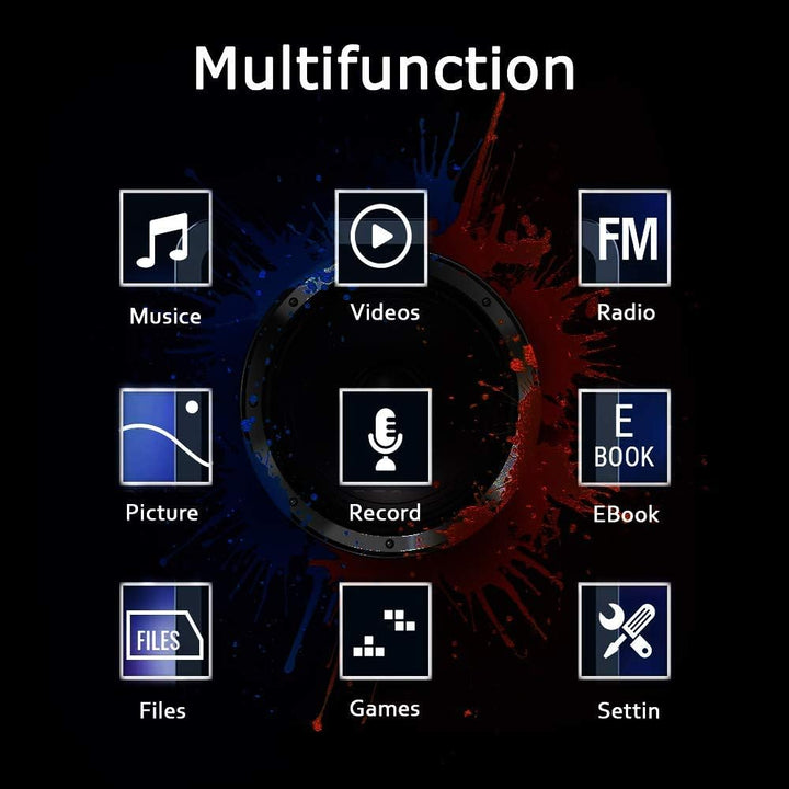 Reproductor de MP3, reproductor de música con tarjeta micro SD de 1...