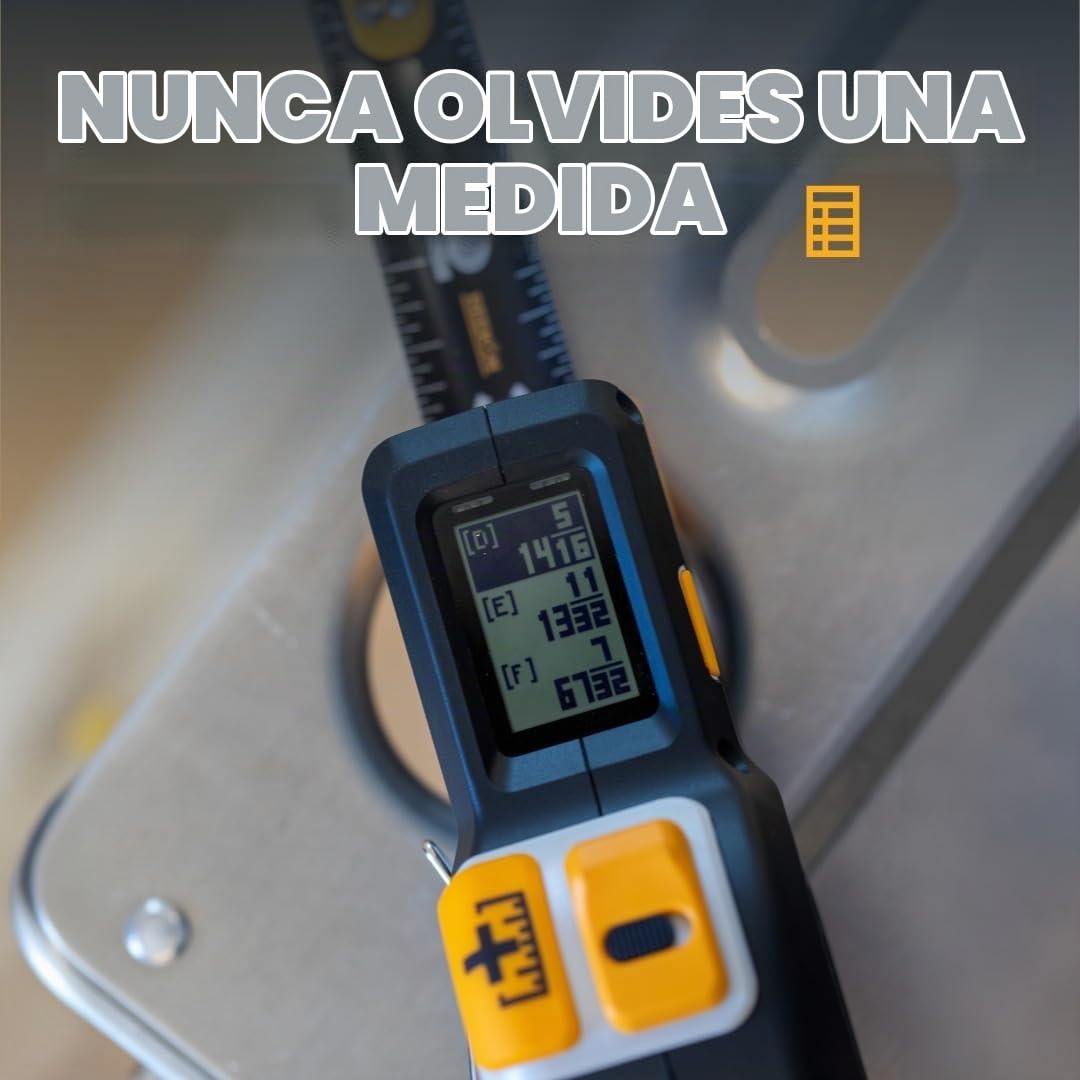 REEKON T1M Utility Cinta métrica digital de 16 pies para el sitio de