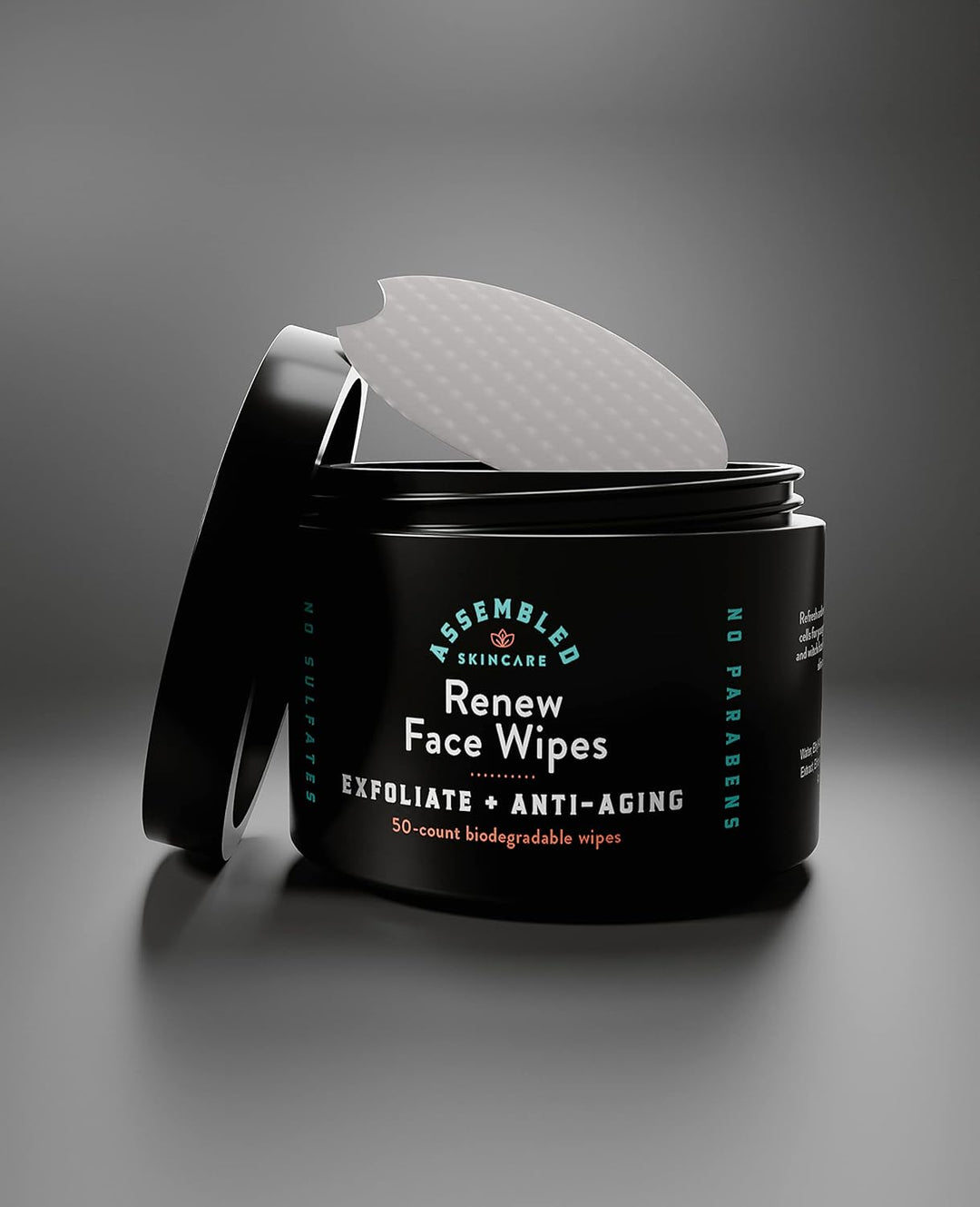 Toallitas faciales Renew, 50 unidades (paquete de 1). Toallitas fac...