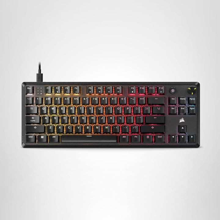 Corsair K70 CORE TKL RGB Teclado mecánico con cable para juegos sin...