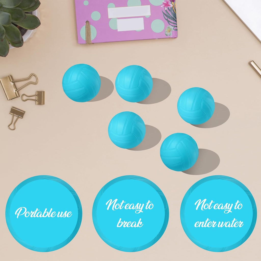 20 pelotas de voleibol miniatura de 4 pulgadas, bolas de voleibol en miniatura, bolas de repuesto para juegos de voleibol, regalos para jugadores, equipo, adolescente, piscina, estadio