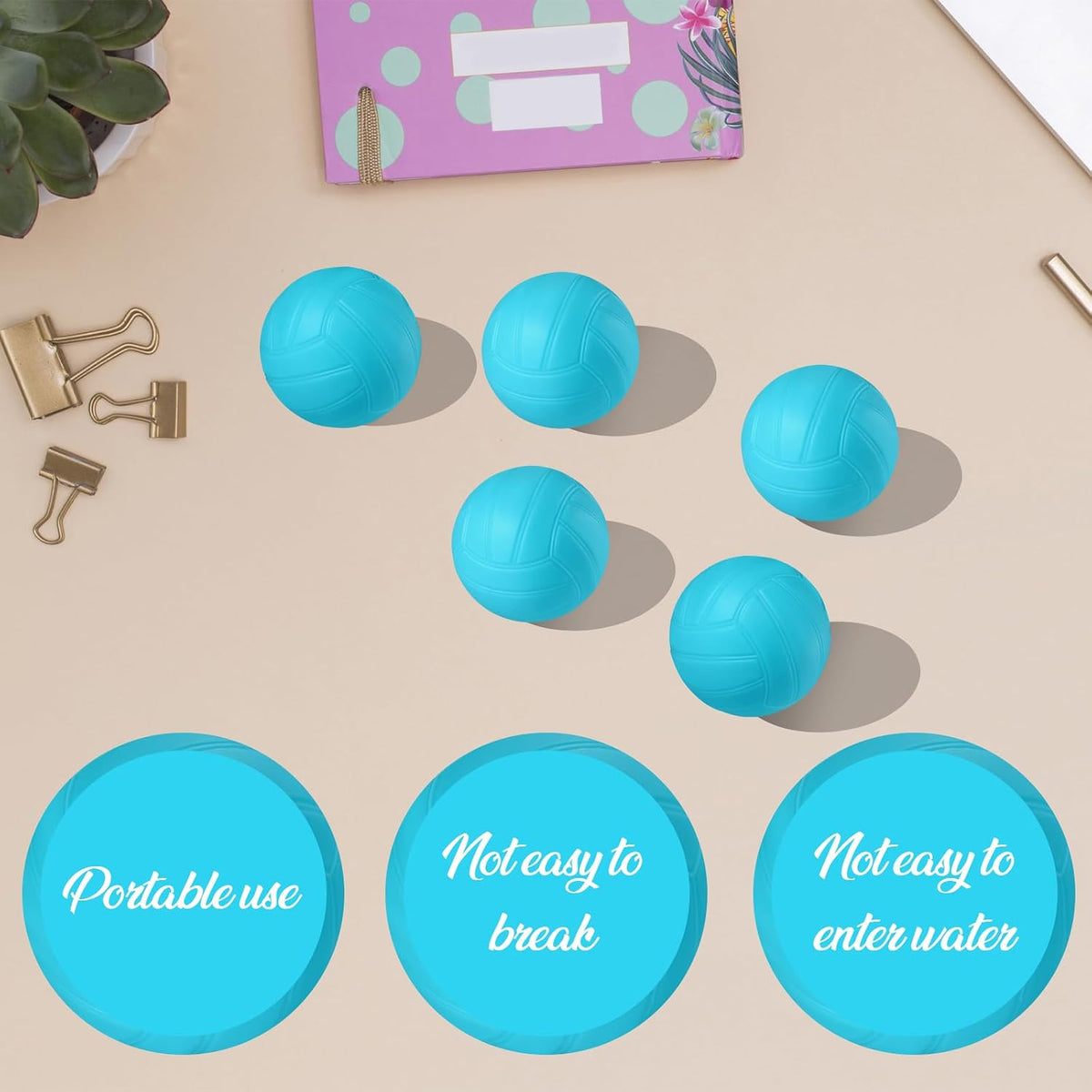 20 pelotas de voleibol miniatura de 4 pulgadas, bolas de voleibol en miniatura, bolas de repuesto para juegos de voleibol, regalos para jugadores, equipo, adolescente, piscina, estadio