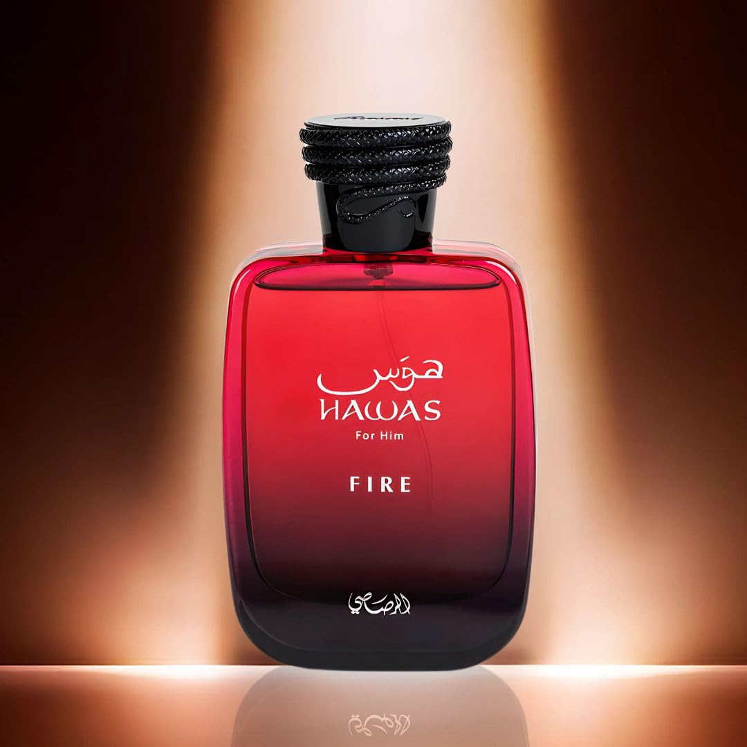RASASI Hawas Fire Eau De Parfum Spray 100 ml (3.4 oz) - Perfume ára...