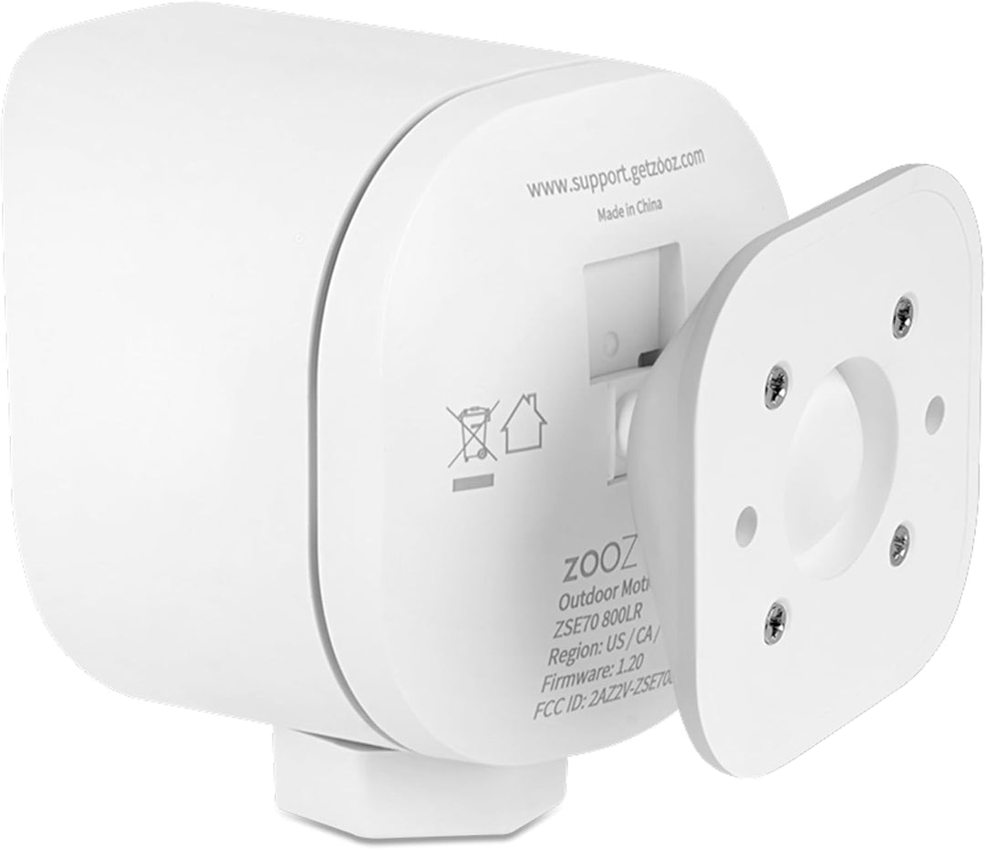 Zooz Sensor de movimiento para exteriores/interiores ZSE70