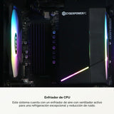 CyberPowerPC PC para juegos, AMD Ryzen 5 5500, Radeon RX 6500 XT 4G...