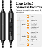 Audiovance Vibes 202M - Auriculares con cable con monitor de oído H...